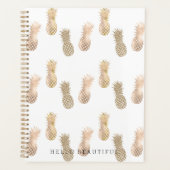 Glam Gouden Ananassen Planner (Voorkant)