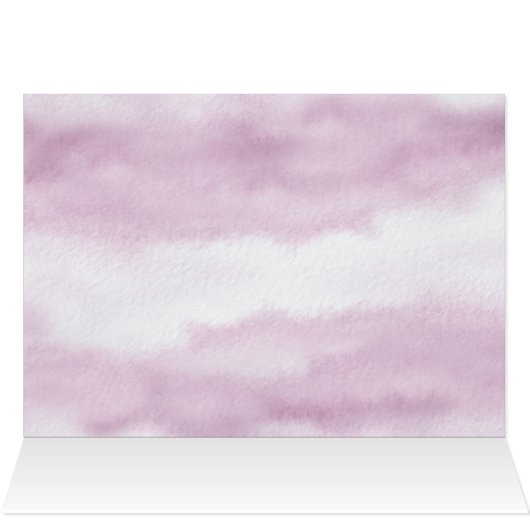 Glam Gouden Glitter Blush Bloemen bedankt (Binnen Horizontaal (Boven))