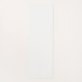 Glam gouden glitter en witte chevron strepen yogamat (Achterkant)