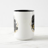 Glam Gouden Glitter J Monogram Mok (Midden)