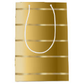 Glam Gouden Lint Bruidsdouche Medium Cadeauzakje (Voorkant)