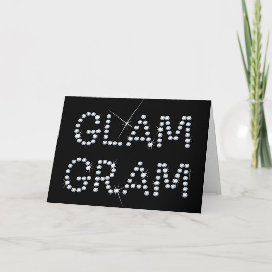 Glam Gram Kaart (Voorkant)