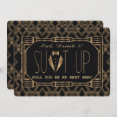 Glam Great WILT U MIJN BESTE MAN ZIJN Kaart (Voorkant / Achterkant)