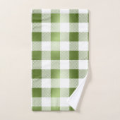 Glam Green White Buffalo Play Bad Handdoek (Handdoek)