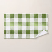 Glam Green White Buffalo Play Bad Handdoek (Handdoek)