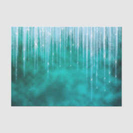 Glam Green White Icicles kerst Tissuepapier