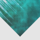 Glam Green White Icicles kerst Tissuepapier (Detail)