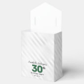 Glam Green Zilveren Ballon Glitter Favoriet Verjaa Bedankdoosjes (Geopend)