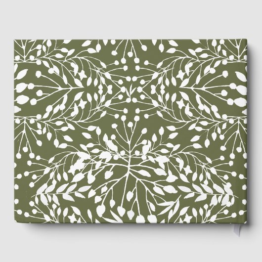 Glam GreenGenery bruiloft Gastenboek (Achterkant)