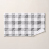 Glam Grijze witte buffelplaat Bad Handdoek (Handdoek)