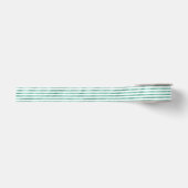 Glam Groen Witte Strepen Grosgrain Lint (Voorkant)