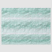 Glam Groen Witte Strepen Tissuepapier (Voorkant)