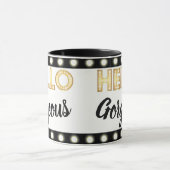 Glam Hallo de mok van de prachtige koffie (Midden)