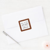 Glam Halloween in de stad in de Sticker Datum opsl (Envelop)