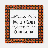 Glam Halloween in de stad Magneet (Voorkant)