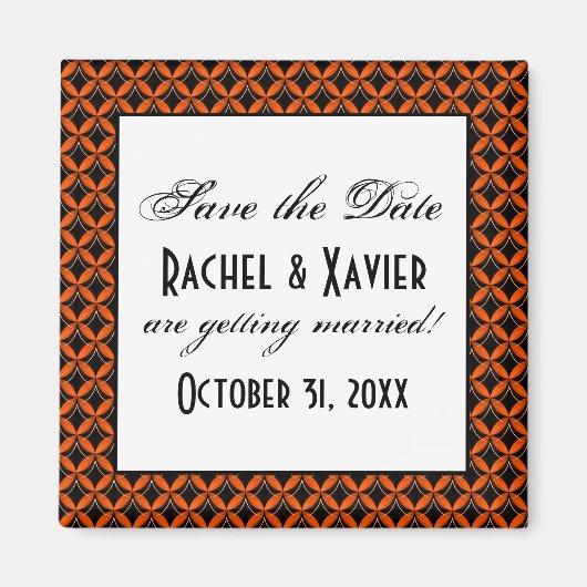 Glam Halloween in de stad Magneet (Voorkant)