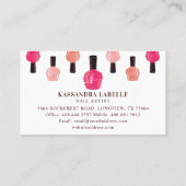 Glam Hands Nail Pools manicure Nail Salon Loyalty Visitekaartje (Achterkant)