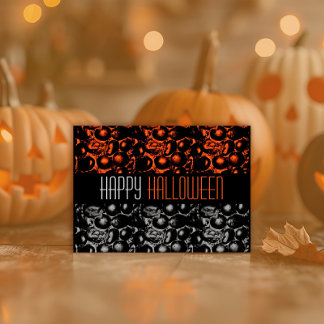 Glam Happy Halloween Briefkaart