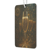 Glam Happy New Year Steampunk Champagne Luchtverfrisser (Links)