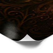 Glam Happy New Year Steampunk Champagne Perfect Poster (Hoek)