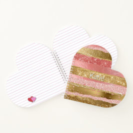 Glam Heart Custom Notitieboek