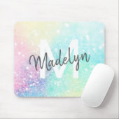 Glam Holographic Glitter Colorful Patroon Muismat (Met muis)