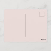 Glam Honey Comb Blush Champagne Abstract Briefkaart (Achterkant)