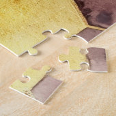 Glam Honey Comb Blush Champagne Abstract Legpuzzel (Zijkant)