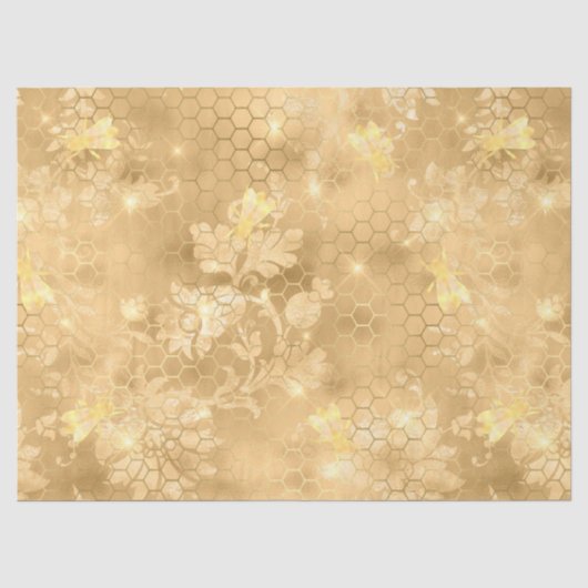 Glam Honeycomb Serie Design #2 Tissuepapier (Voorkant)