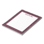 Glam Hot Pink Diamond Pareltjes Sparkle Notitieblok (Linkerzijde)