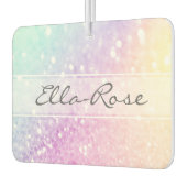Glam Iridescent Glitter Persoonlijk Kleurrijk Luchtverfrisser (Links)