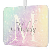 Glam Iridescent Glitter Persoonlijk Kleurrijk Luchtverfrisser (Links)