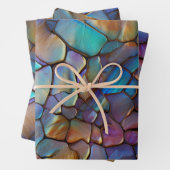 Glam Iriserend Opal Edelsteen Glas in lood Inpakpapier Vel (In situ)