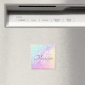 Glam iriserende glitters Glitter gepersonaliseerd  Magneet (Insitu (Vaatwasser))