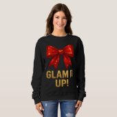Glam It Up Sparkle Bow — Confidence Energy Trui (Voorkant volledig)