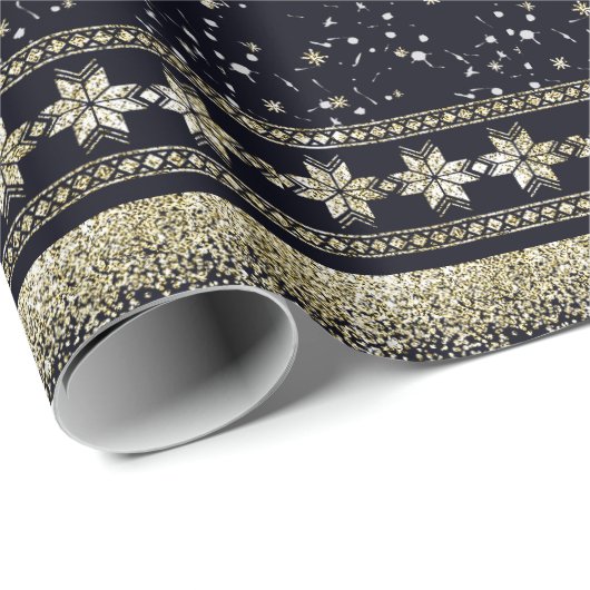 Glam kerstboom cadeaupapier (Rol Hoek)