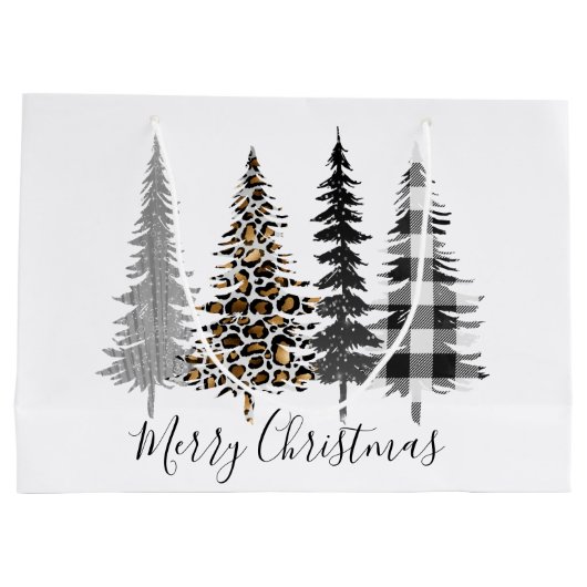 Glam Kerstmis Groot Cadeauzakje (Achterkant)