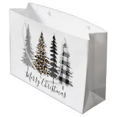 Glam Kerstmis Groot Cadeauzakje (Achterkant Gekanteld)