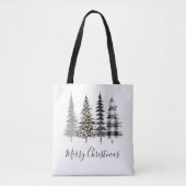 Glam Kerstmis Tote Bag (Voorkant)