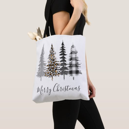 Glam Kerstmis Tote Bag (Dichtbij)