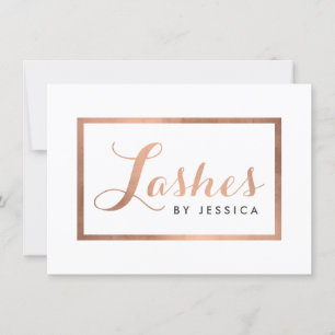 Glam Lashes Script Roos Gold Gift Certificate