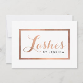 Glam Lashes Script Roos Gold Gift Certificate