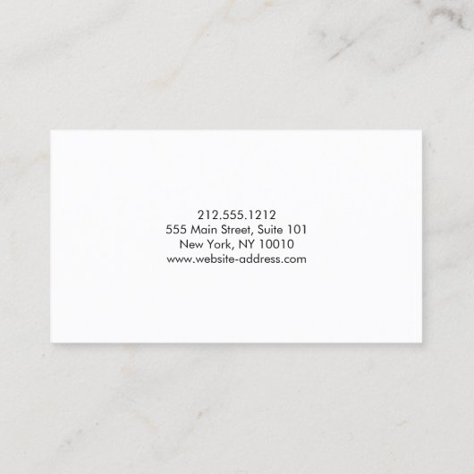 Glam Lashes Script Tekst Roos Goud/Zwart Loyalitei Klantenkaartje (Achterkant)