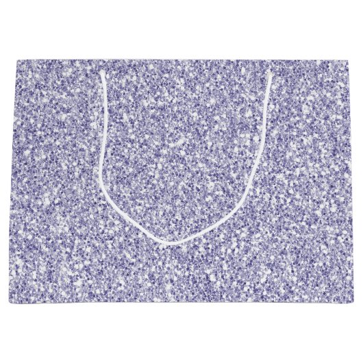Glam Lavender Lila Paars Glitter          Groot Cadeauzakje (Voorkant)