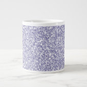 Glam Lavender Lila Paars Glitter     Grote Koffiekop (Voorkant)