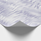 Glam Lavender Lila Zebra Print Cadeaupapier (Hoek)