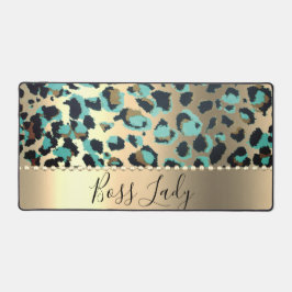 Glam Leopard Boss Lady Bureaumat
