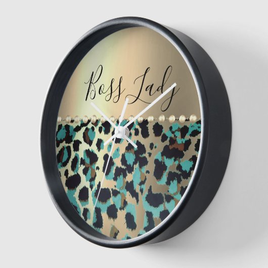 Glam Leopard Gold Metallic Boss Lady (Hoek)