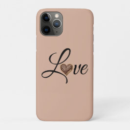 Glam Leopard Heart Love Design Case-Mate iPhone Case