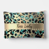 Glam Leopard Print Boss Lady Etui (Achterkant)
